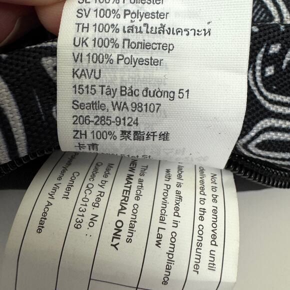 Kavu Packwood Backpack School Academic Travel Doodle Ribbon Blue - Picture 8 of 9